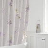 Lavender Rose Floral Shower Curtain