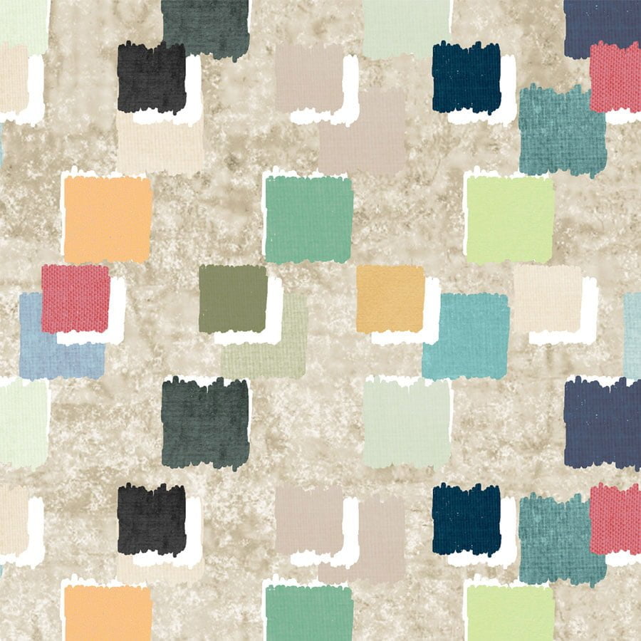 Add a touch of elegance to your bathroom with this abstract shower curtain.