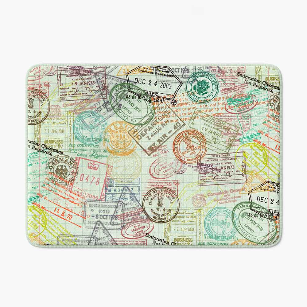 Mens Bathroom Traveller Non Slip Bath mat