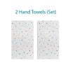 Coordinated Colorful Polka Dot Pattern Hand Towel Set for Kids by Ozscape Designs