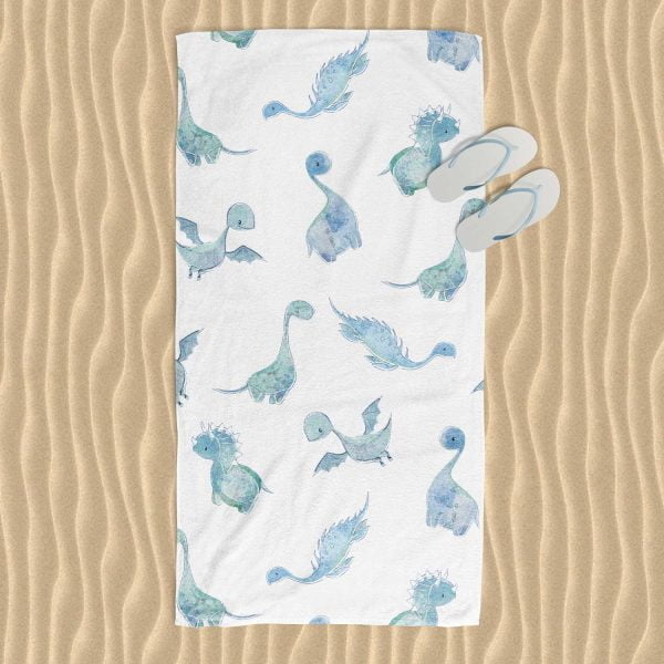 toddler boy dinosaur beach towel