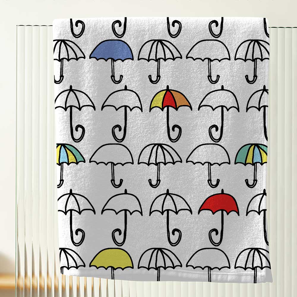 colorful kids bath towel