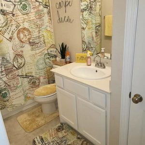 family bathroom decor and shower curtain sets and accessories