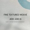 ozscape designs fine textured weave of shower curtain