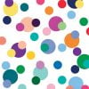 Circus Polka Dot Shower Curtain For Kids Detail View
