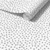 Black and white polka dot contemporary wallpaper