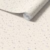 Micro stars nursery wallpaper sample in lavender grey with tiny clouds